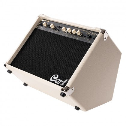 Amplifier Acoustic Guitar Cort AF30 được thiết kế nghiêng