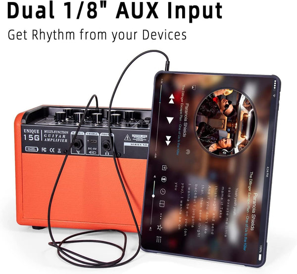 Amplifier Guitar Coolmusic Unique-15G - Tương thích nhiều phương thức kết nối