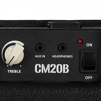 Amplifier Guitar Bass Cort CM20B 20-Watts có đầu vào AUX và đầu ra tai nghe