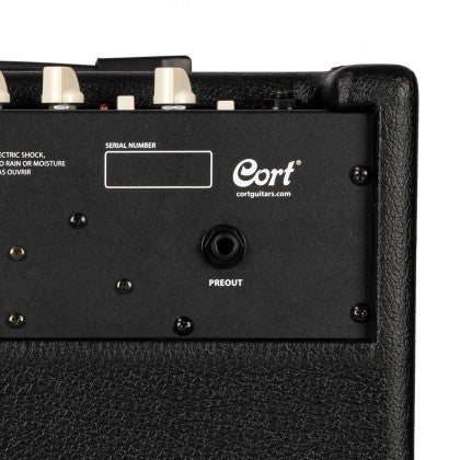 Amplifier Guitar Bass Cort CM40B 40-Watts có Preout ở bảng điều khiển phía sau