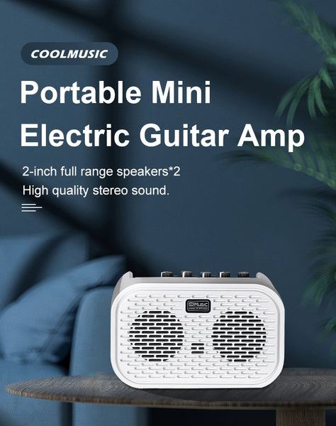 Amplifier Electric Guitar Coolmusic UNIQUE-MINI là amp mini nhỏ gọn, tính di động cao