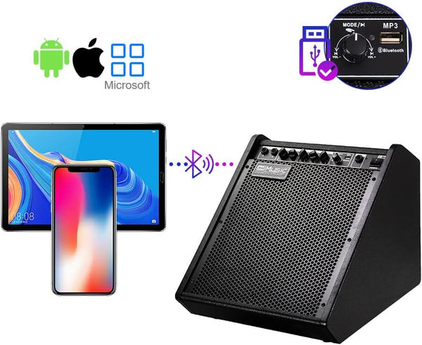 Amplifier Trống Điện Coolmusic DM-100 - Kết nối Bluetooth một cách dễ dàng