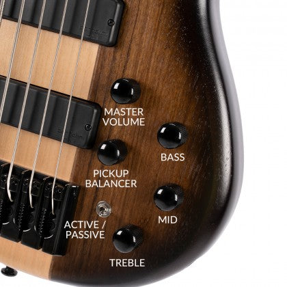 Đàn Guitar Bass 5-dây Cort C5 Plus OVMH được tích hợp bộ preamp Markbass MB-1