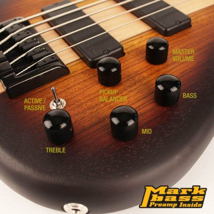 Đàn Guitar Bass 5-dây Cort C5 Plus ZBMH có Markbass MB-1 EQ