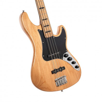 Đàn Guitar Bass 4-dây Cort GB64JJ có thân đàn được làm bằng gỗ Soft Maple