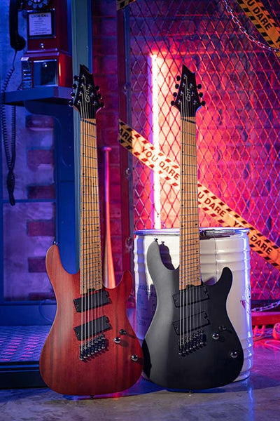 Đàn Guitar Điện 7-dây Cort KX307 Multi Scale có chiều dài thang âm của guitar điện 7-dây từ 25.5"-27"