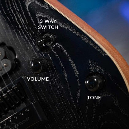 Đàn Guitar Điện Cort KX700 EverTune bao gồm bộ điều chỉnh âm lượng, âm sắc và bộ chọn 3 chiều