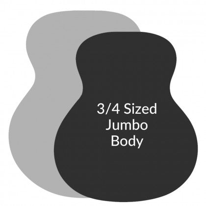 Đàn Guitar Acoustic Cort Little CJ Adirondack có kích thước jumbo size 3/4