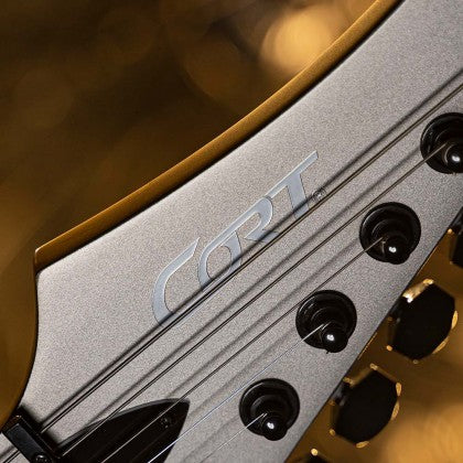 Đàn Guitar Điện Cort X500 Menace đầu đàn logo Cort