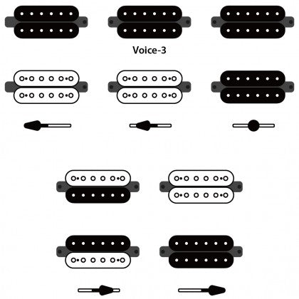 Đàn Guitar Điện Cort X700 Duality II bộ cấu hình pickup độc đáo