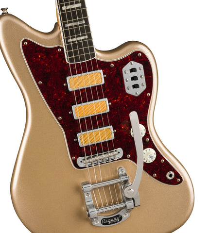 Fender Gold Foil Jazzmaster EB, Shoreline Gold