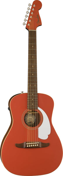 Fender Malibu Player Acoustic Guitar, Fiesta Red