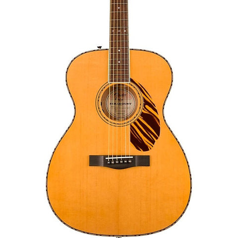 Fender PO-220E Orchestra Acoustic Guitar, Natural
