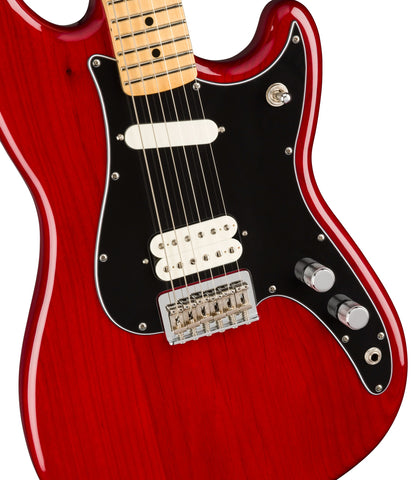 Fender Player Duo-Sonic HS MN, Crimson Red Transparent