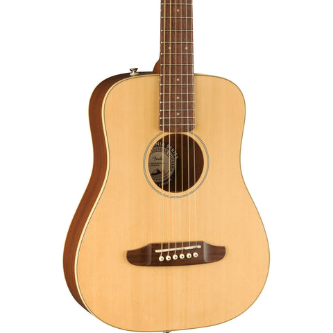 Fender Redondo Mini Acoustic Guitar, Natural