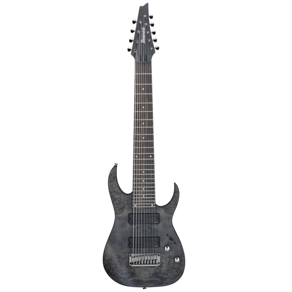 Đàn Guitar Điện 9-dây Ibanez Axe Design Lab RG9PB, Transparent Gray Flat