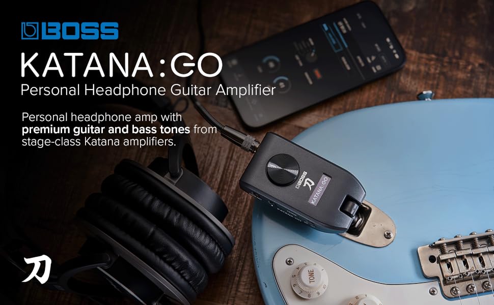 Amplifier Guitar Headphone Boss Katana GO Mini