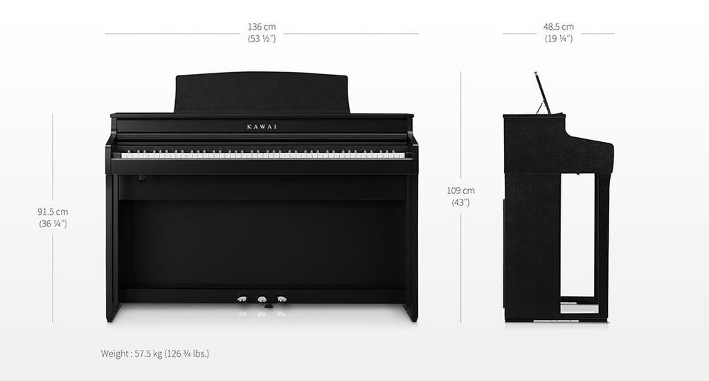 Kích thước Kawai CA401