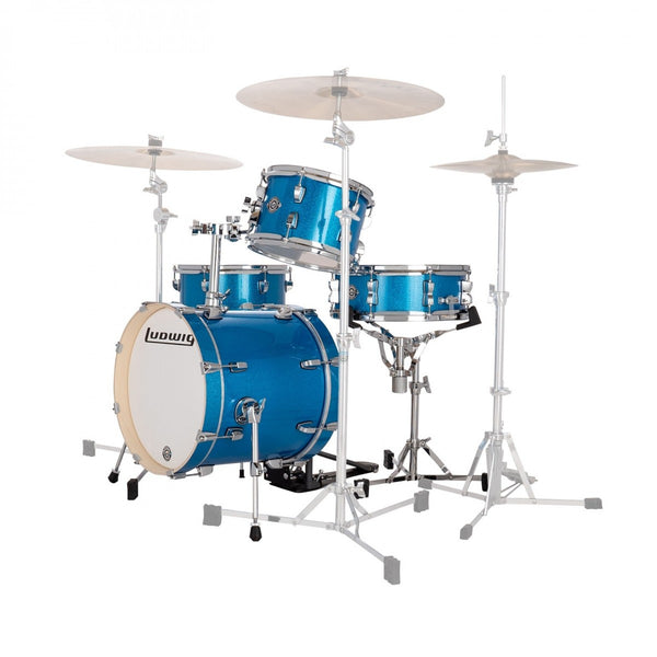 Trống Cơ Ludwig Breakbeats 4-Pc Shell Pack, Blue Sparkle