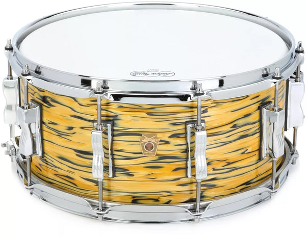 Trống Snare Ludwig Legacy Mahogany 14"x6.5", Lemon Oyster