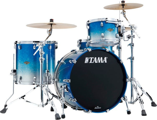 Trống Cơ Tama Starclassic Walnut/Birch 3-Shell Pack màu Molten Blue Ice Fade (22"/12"/16")