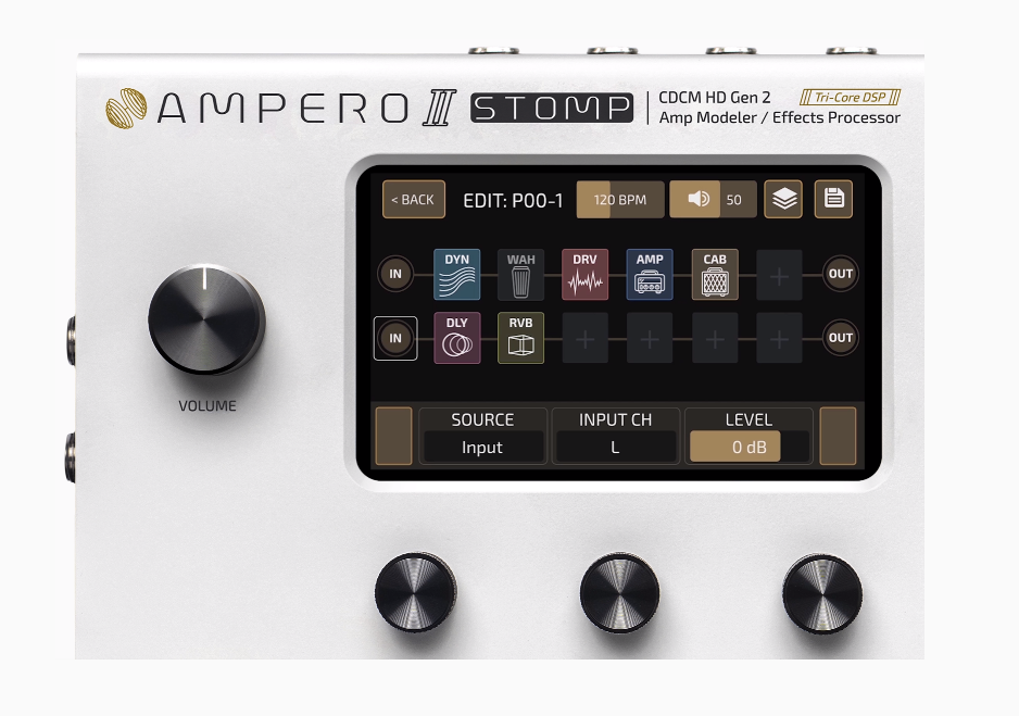 Multi Effect Pedal Ampero II Stomp MP-300 10th Anniversary Limited Edition