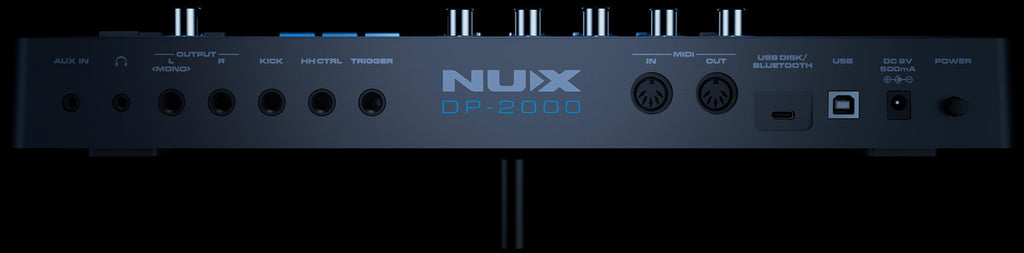 Cổng IN/OUT trên Nux DP-2000 Digital Percussion Pad