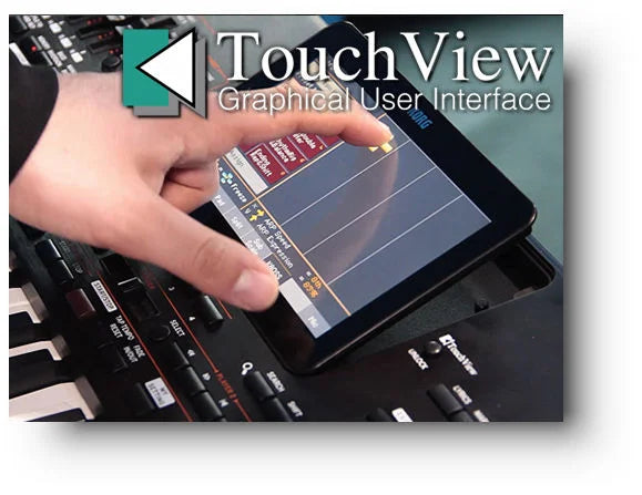 Màn hình TouchView trên Korg Pa4X