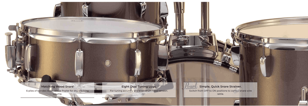 Snare – Từ những tiếng lạch cạch đến những tiếng gầm gừ trên Pearl RS584C/C