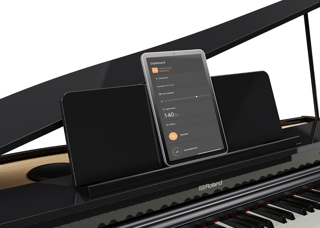 Bluetooth tích hợp , thật dễ dàng để nâng cao trải nghiệm chơi piano của bạn với các thiết bị di động