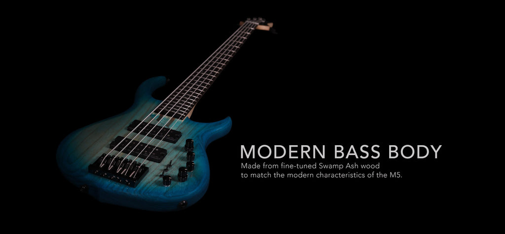 Sire Marcus Miller M5 được thiết kế kiểu Modern Bass Body