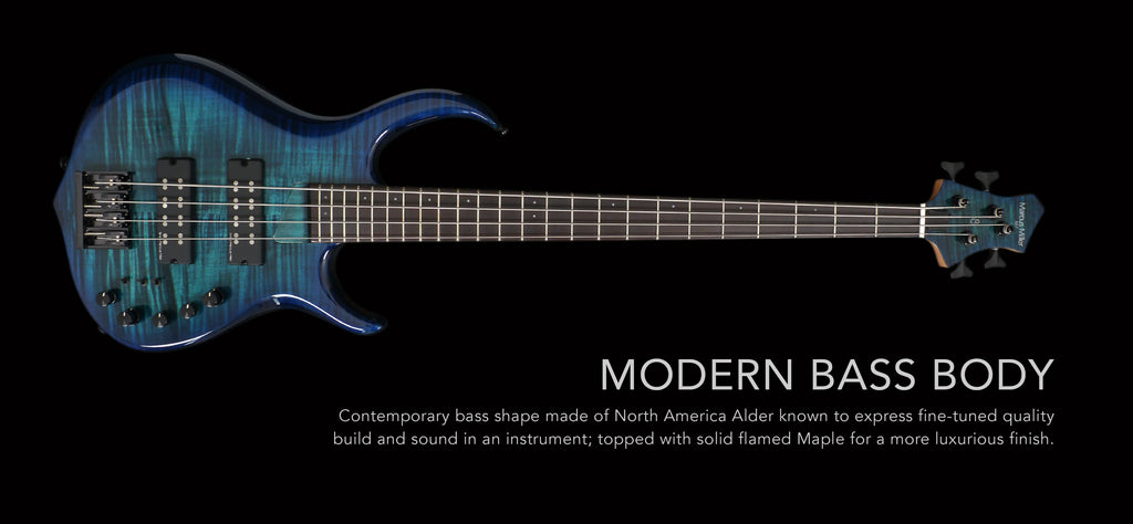 Marcus Miller M7 2nd Generation Ash được thiết kế kiểu Modern Bass Body