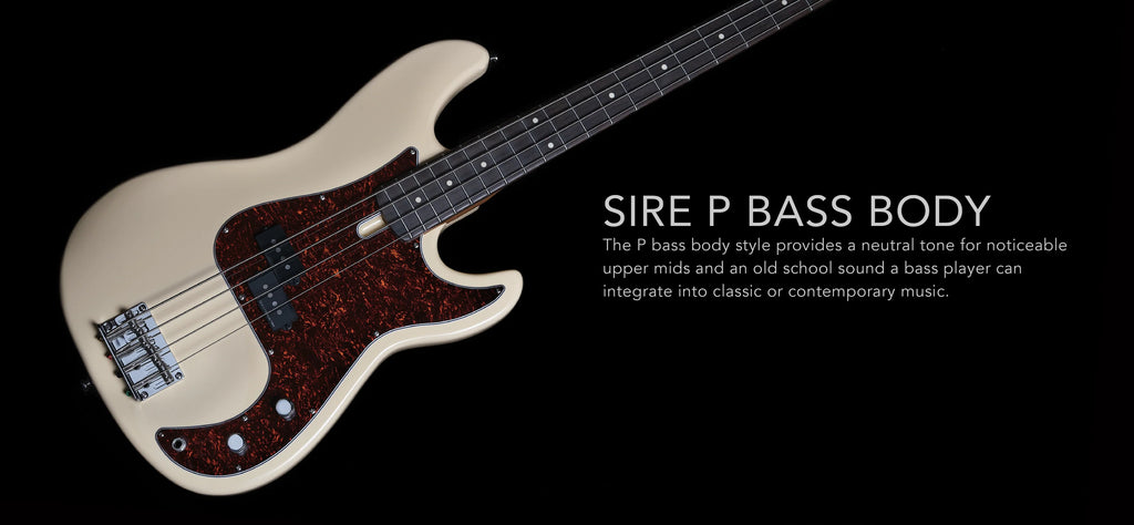Sire Marcus Miller P5R được thiết kế thân đàn kiểu P-Bass