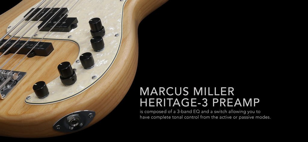 Sire Marcus Miller P7 2nd Generation Alder có bộ thu âm preamp Marcus Miller Heritage-3