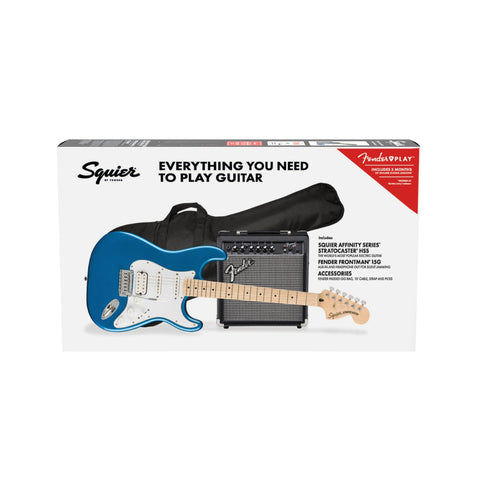 Fender Squier Stratocaster HSS Pack, Lake Placid Blue
