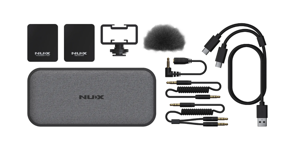 Wireless Lavalier Mic System NUX B-10 Vlog 2.4GHz