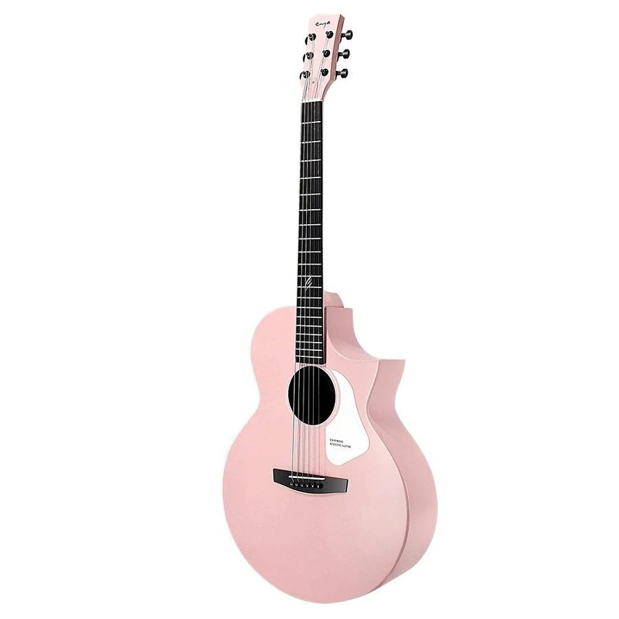 đàn guitar màu hồng