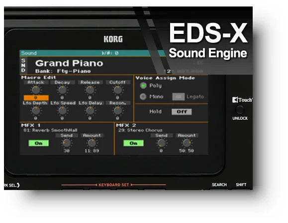 Công cụ âm thanh EDS-X trên Korg Pa4X
