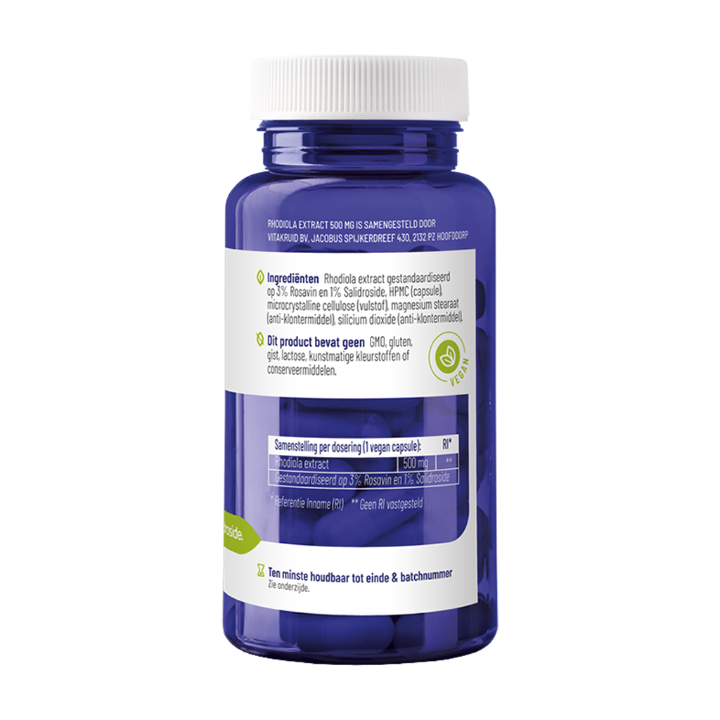 vitakruid rhodiola-ekstrakt 500 mg 2