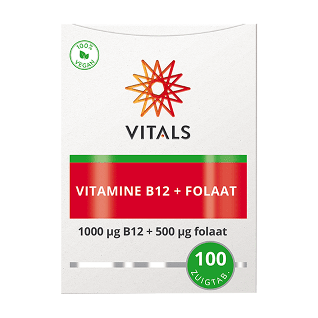 Vitals Vitamin B12 med folat Emballage
