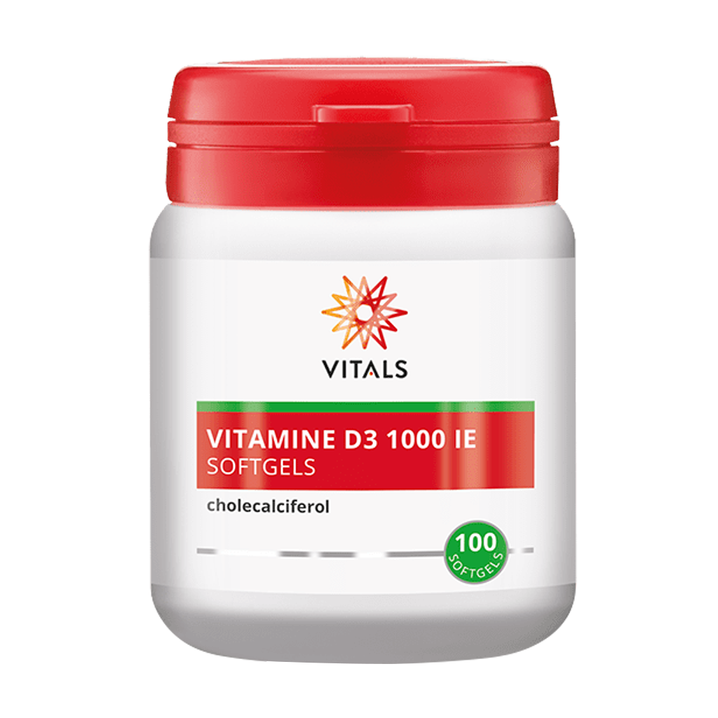 Vitals Vitaminer D3 1000ie Softgels