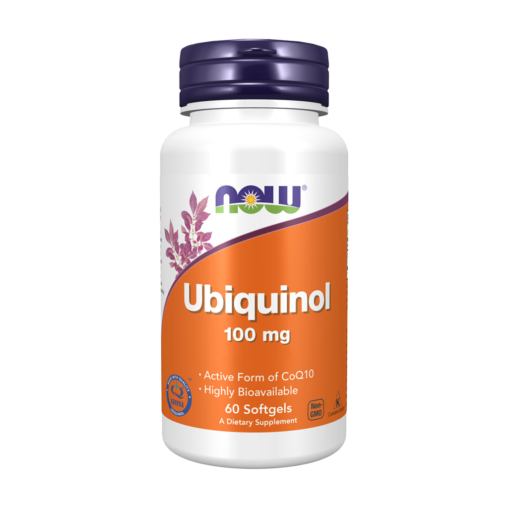 NOW Foods Ubiquinol 100mg Forside