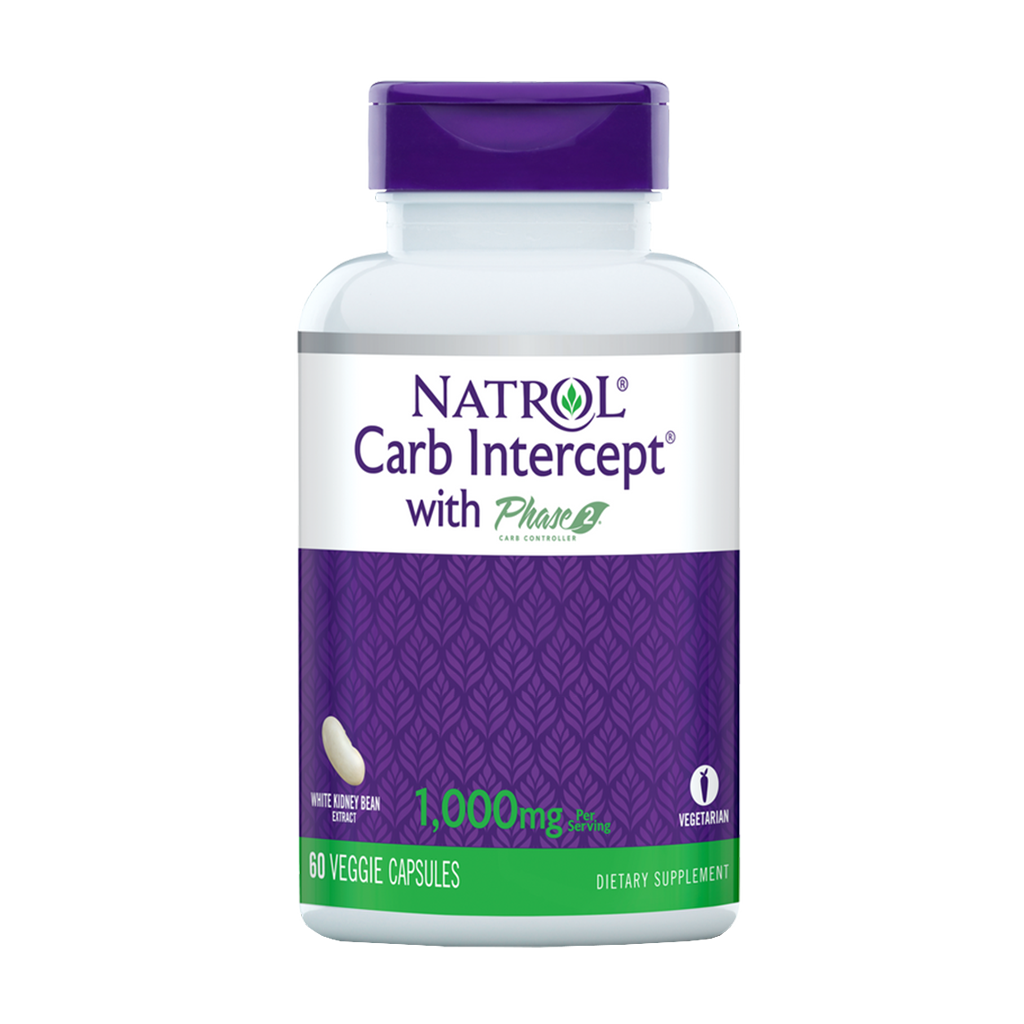 Natrol CarbIntercept-kapsler 60ct Front1