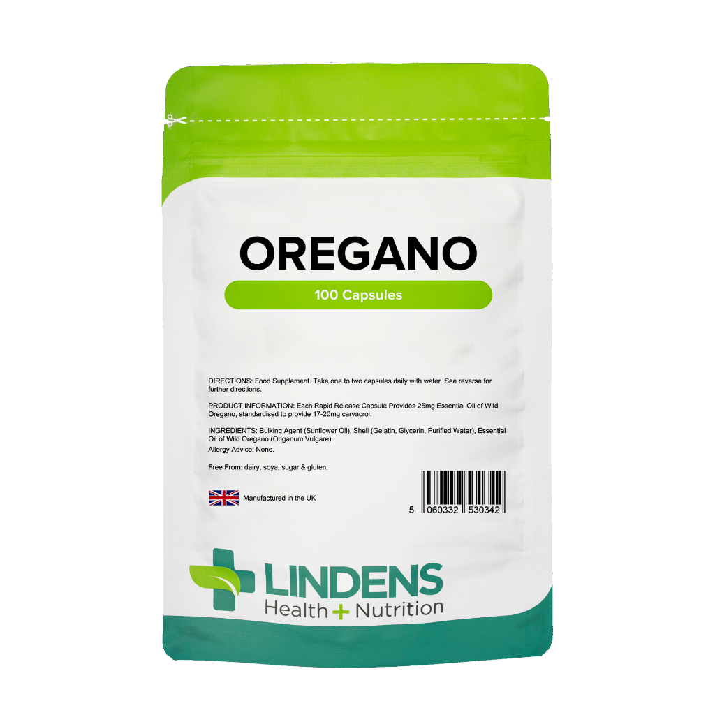 lindens oregano-tilskud 25 mg 100 kapsler