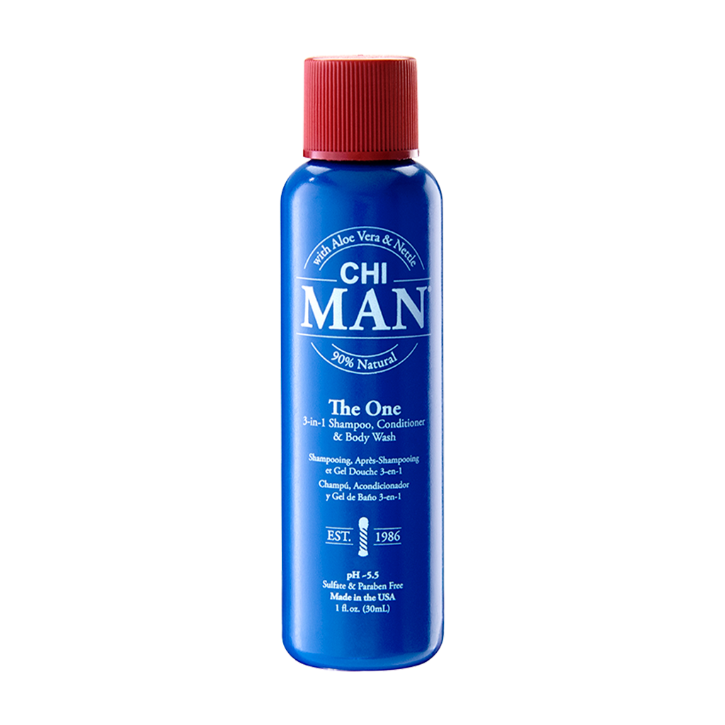 CHI MAN The One - 3 i 1 Shampoo, Conditioner & Body Wash side image