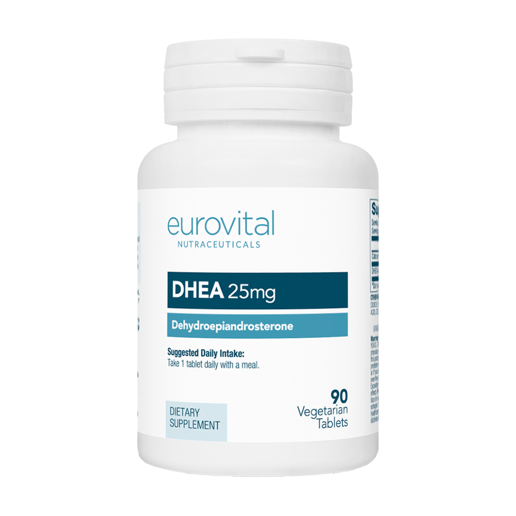 Eurovital DHEA 25mg (90 tabletter) front