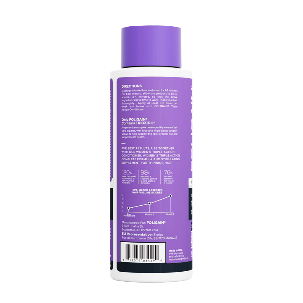 FOLIGAIN Anti-hårtab Shampoo til kvinder (473 ml.) side