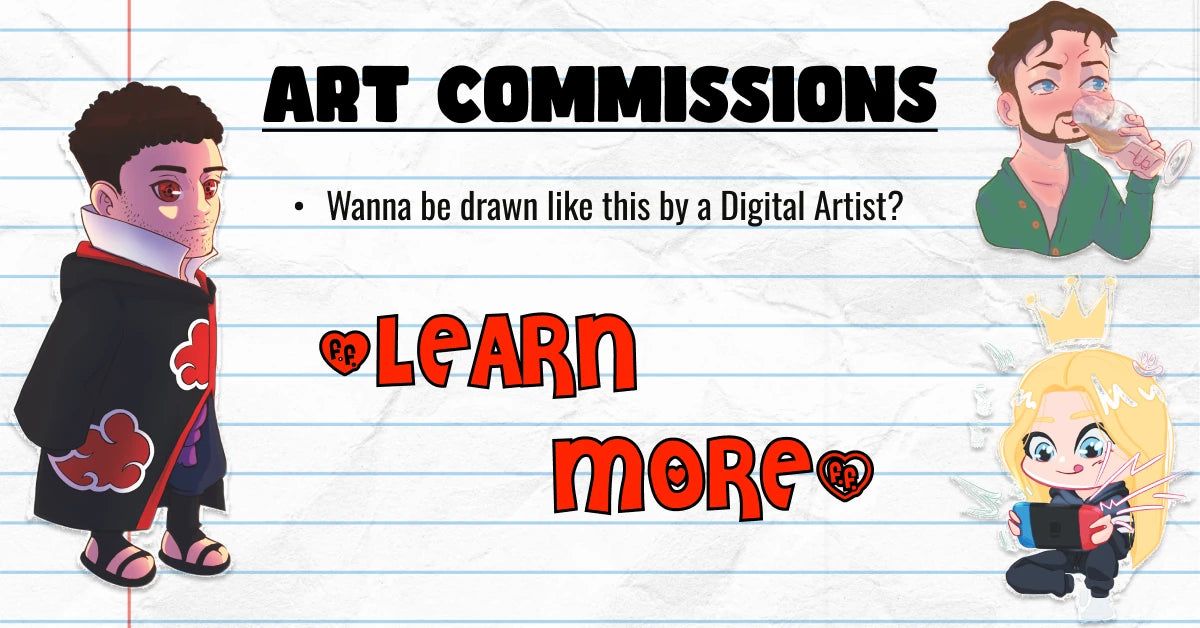 digital art commissions at inkbee store