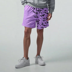 Cursed Mark Sasuke Uchiha Mesh Shorts Single Layer