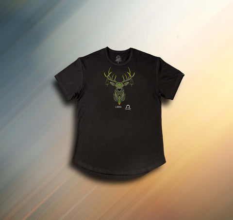 Libra inspired design on an Eli-by-NOK T-shirt.